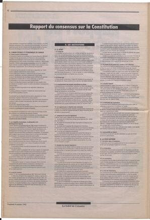 Le Soleil de Colombie, October 9, 1992, page 6