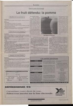 Le Soleil de Colombie, October 9, 1992, page 19