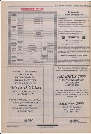 Le Soleil de Colombie, October 9, 1992, page 10