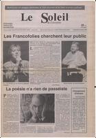 Le Soleil de Colombie, October 2, 1992