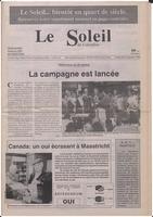 Le Soleil de Colombie, September 25, 1992