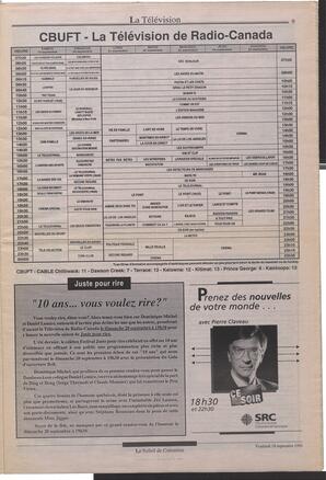 Le Soleil de Colombie, September 18, 1992, page 9