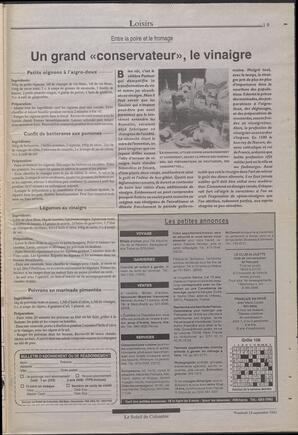 Le Soleil de Colombie, September 18, 1992, page 23