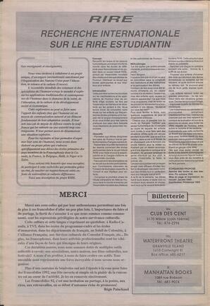 Le Soleil de Colombie, September 18, 1992, page 14