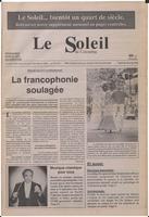 Le Soleil de Colombie, August 28, 1992