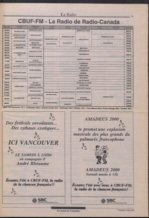 Le Soleil de Colombie, August 7, 1992, page 13