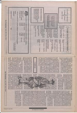 Le Soleil de Colombie, August 7, 1992, page 10