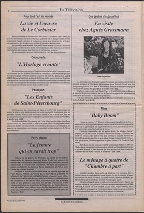 Le Soleil de Colombie, July 31, 1992, page 8