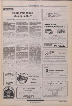 Le Soleil de Colombie, July 31, 1992, page 16