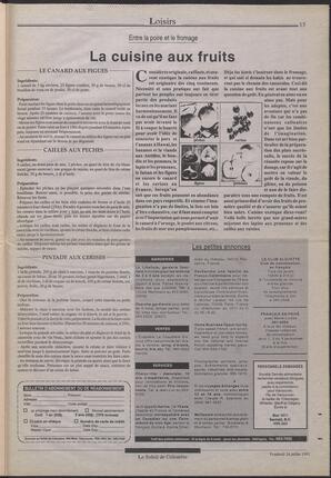 Le Soleil de Colombie, July 24, 1992, page 15