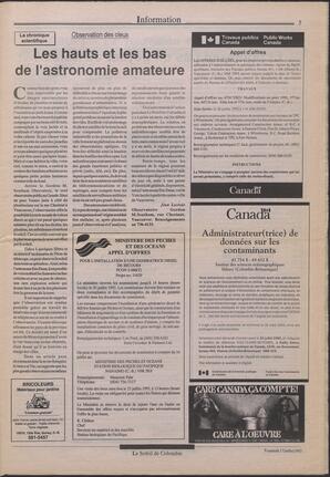 Le Soleil de Colombie, July 17, 1992, page 5