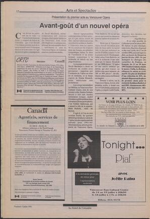 Le Soleil de Colombie, July 17, 1992, page 12