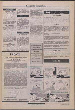 Le Soleil de Colombie, July 17, 1992, page 11