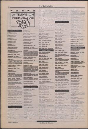 Le Soleil de Colombie, July 17, 1992, page 10