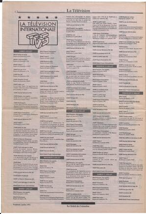 Le Soleil de Colombie, July 3, 1992, page 12
