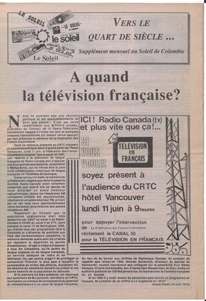 Le Soleil de Colombie, June 26, 1992, page 9
