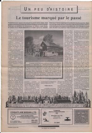 Le Soleil de Colombie, June 26, 1992, page 12