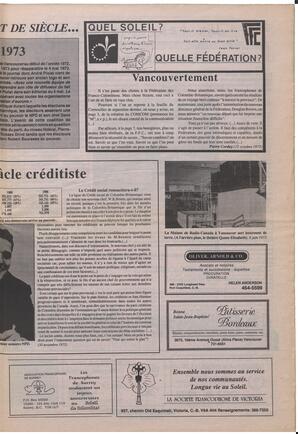 Le Soleil de Colombie, June 26, 1992, page 11