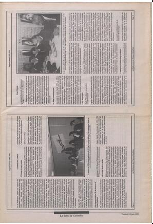 Le Soleil de Colombie, June 12, 1992, page 13