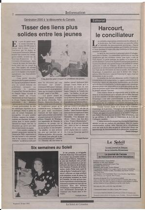 Le Soleil de Colombie, May 29, 1992, page 2