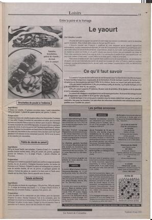 Le Soleil de Colombie, May 29, 1992, page 19