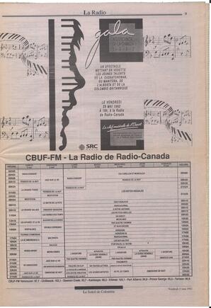 Le Soleil de Colombie, May 15, 1992, page 9