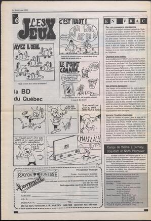 Le Soleil de Colombie, May 8, 1992, page 22