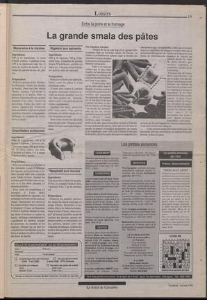 Le Soleil de Colombie, May 1, 1992, page 19