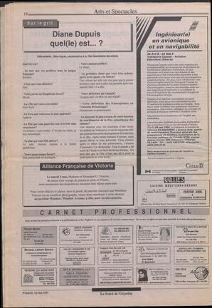 Le Soleil de Colombie, May 1, 1992, page 18