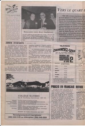 Le Soleil de Colombie, April 24, 1992, page 10