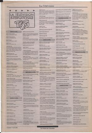 Le Soleil de Colombie, April 17, 1992, page 10