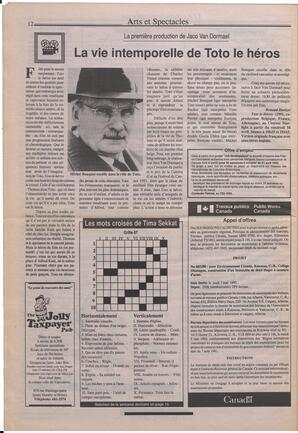 Le Soleil de Colombie, April 10, 1992, page 12