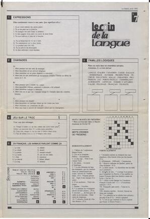 Le Soleil de Colombie, April 3, 1992, page 23