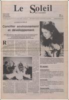 Le Soleil de Colombie, March 20, 1992