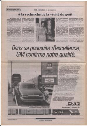 Le Soleil de Colombie, March 6, 1992, page 6