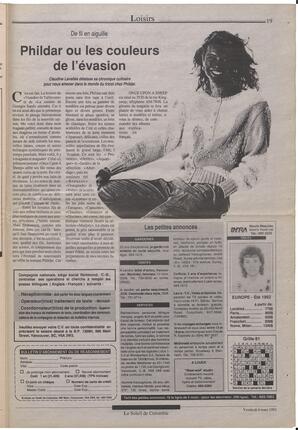 Le Soleil de Colombie, March 6, 1992, page 19