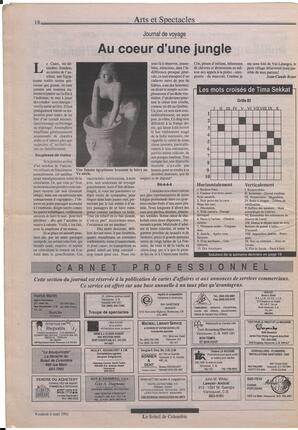 Le Soleil de Colombie, March 6, 1992, page 18