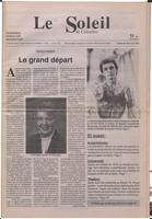 Le Soleil de Colombie, February 28, 1992