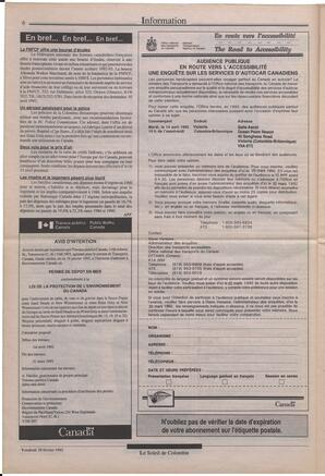 Le Soleil de Colombie, February 28, 1992, page 6