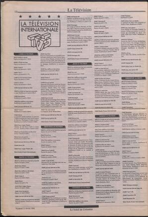 Le Soleil de Colombie, February 21, 1992, page 10
