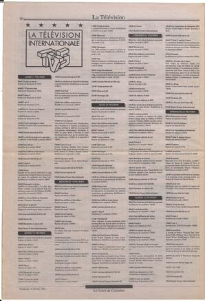 Le Soleil de Colombie, February 14, 1992, page 10