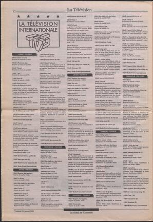 Le Soleil de Colombie, January 31, 1992, page 12