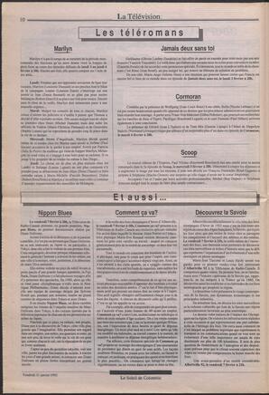 Le Soleil de Colombie, January 31, 1992, page 10