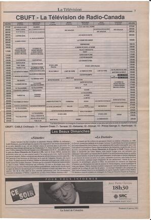 Le Soleil de Colombie, January 24, 1992, page 5