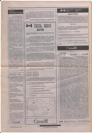 Le Soleil de Colombie, January 10, 1992, page 16