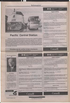 Le Soleil de Colombie, January 10, 1992, page 6