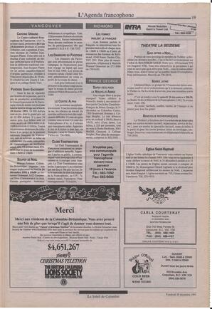 Le Soleil de Colombie, December 20, 1991, page 17