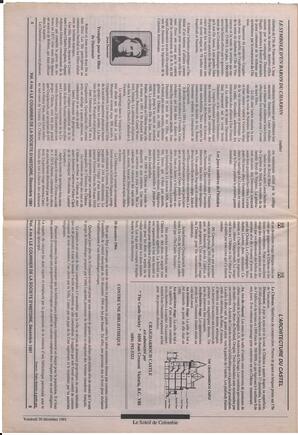 Le Soleil de Colombie, December 20, 1991, page 12