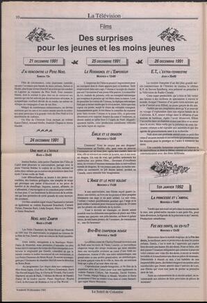 Le Soleil de Colombie, December 20, 1991, page 8