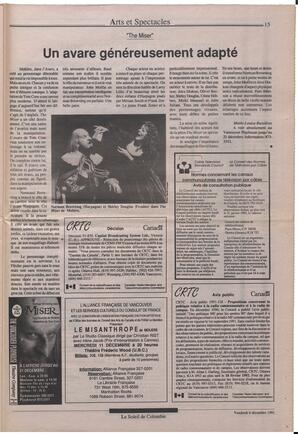Le Soleil de Colombie, December 6, 1991, page 15